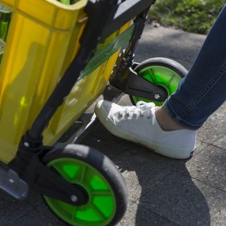 ALUMINIUM FOLDING TROLLEY STANDERS CAPACITY 100 KG STEEL PLATFORM - Premium Transport trolleys from Bricocenter - Just €78.99! Shop now at Maltashopper.com