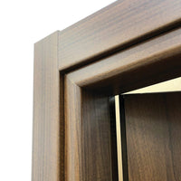 RUSTIC BOOK DOOR 210X90 RIGHT SLATTED WALNUT - best price from Maltashopper.com BR450002369