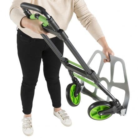 ALUMINIUM FOLDING TROLLEY STANDERS CAPACITY 100 KG STEEL PLATFORM