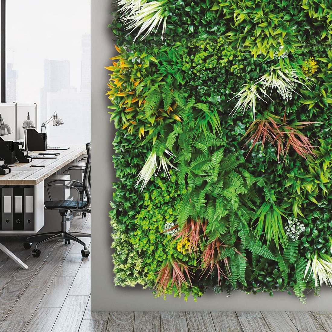 NATERIAL JUNGLE SYNTHETIC WALL PANEL 1X1MT - best price from Maltashopper.com BR510009365