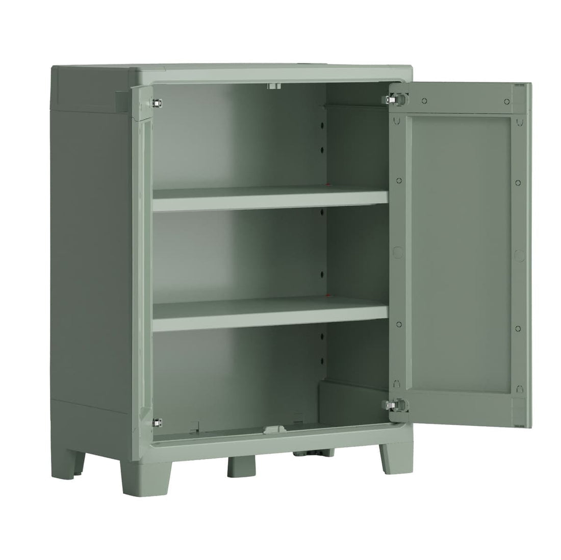 LOW PLANET CABINET 80x44x100h 2 ADJUSTABLE RACKS RECYCLED MATERIAL - best price from Maltashopper.com BR440002955