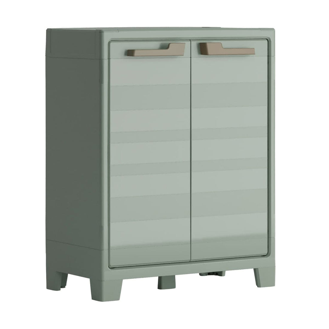 LOW PLANET CABINET 80x44x100h 2 ADJUSTABLE RACKS RECYCLED MATERIAL - best price from Maltashopper.com BR440002955