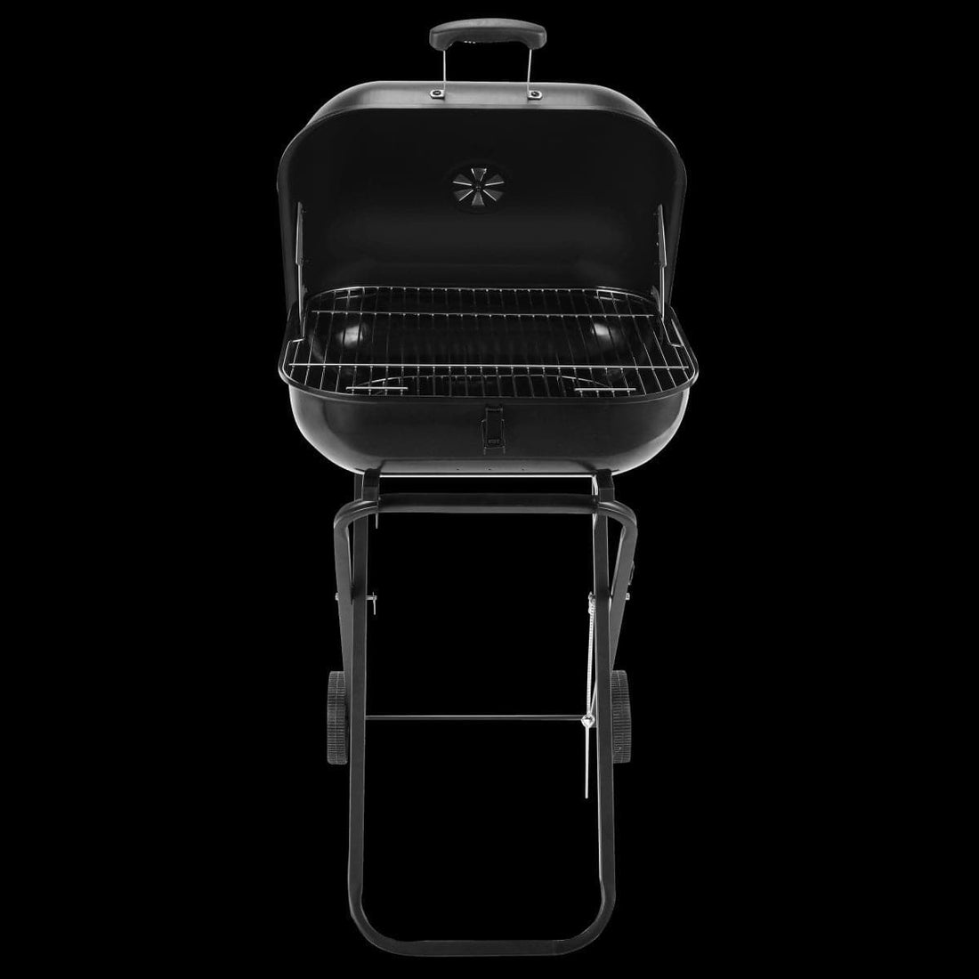 PORTABLE BBQ WITH WHEELS WITH GRILL 52X53 - best price from Maltashopper.com BR500013555