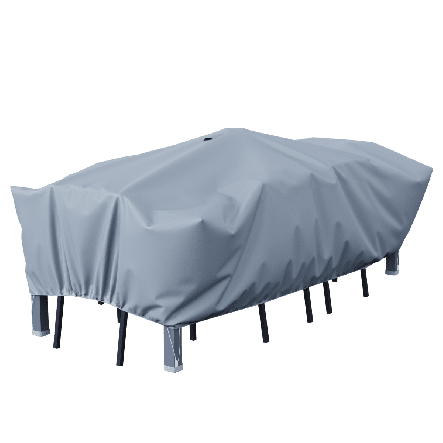 Bricocenter COVER FOR RECTANGULAR TABLE 250X130X60 LIGHT GREY