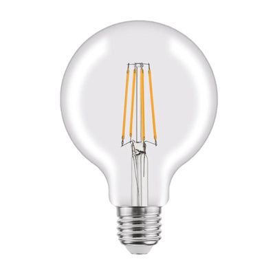 Bricocenter LED BULB E27=100W GLOBE LARGE TRANSPARENT WARM LIGHT