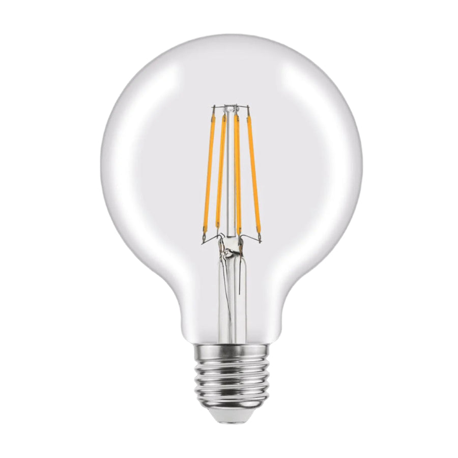 Bricocenter LED BULB E27=100W GLOBE LARGE TRANSPARENT WARM LIGHT