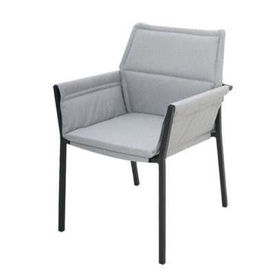 Bricocenter NATERIAL ORION DELTA ALUMINIUM 57X61X83 ANTHRACITE ARMCHAIR