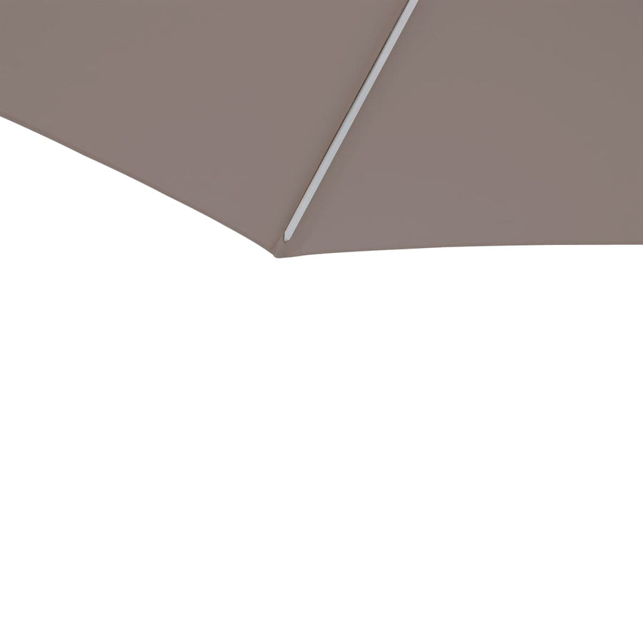 Bricocenter NATERIAL AURA II ALUMINIUM 290X290 250G TAUPE CENTRAL PARASOL