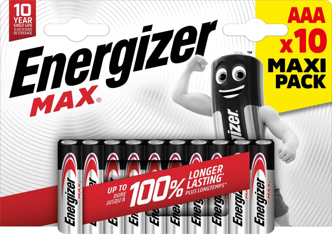 ENERGIZER Max AAA BP10 battery - best price from Maltashopper.com BR420007237