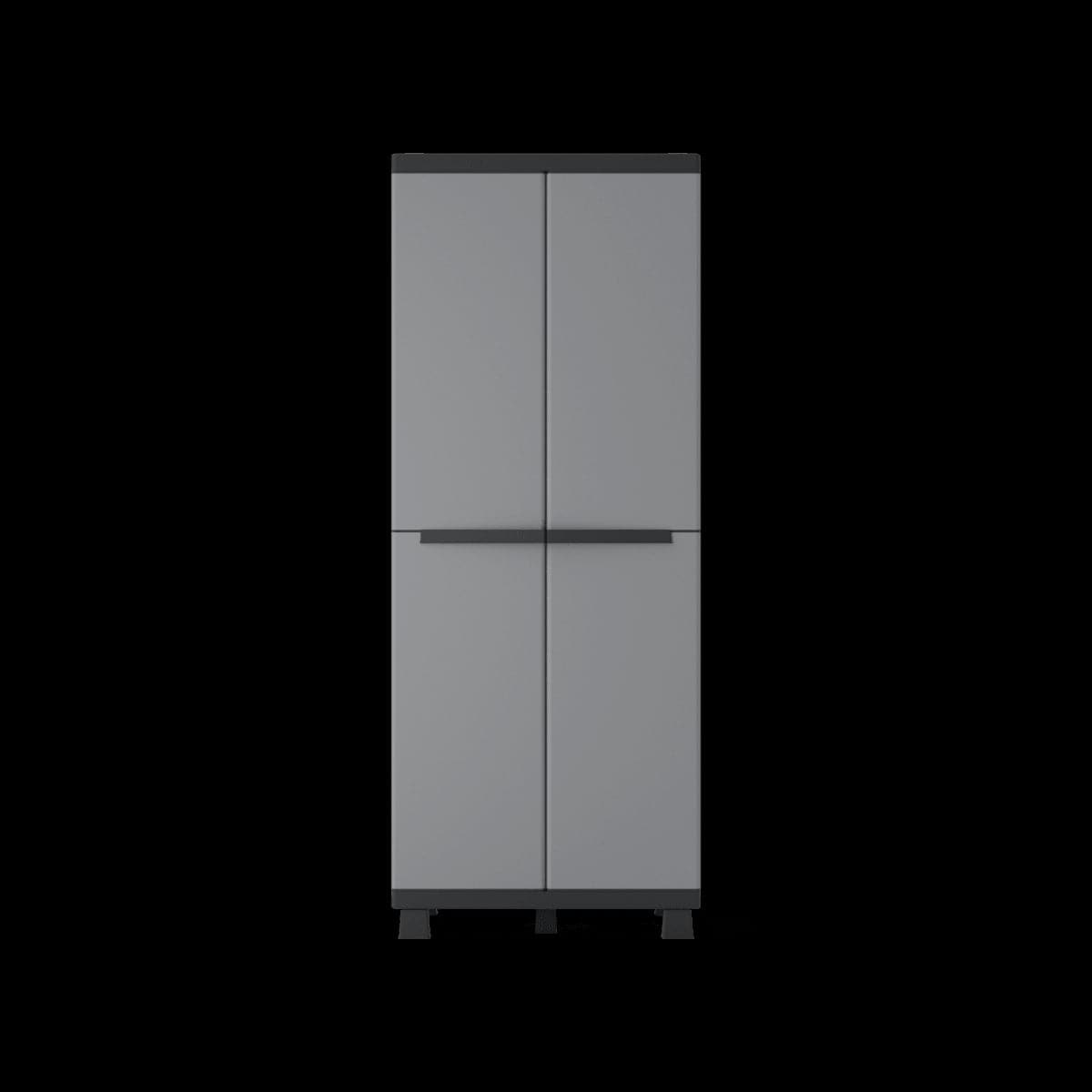 Bricocenter HIGH TRANSFORMABLE RESIN WARDROBE 170X68X39CM SPACEO GREY