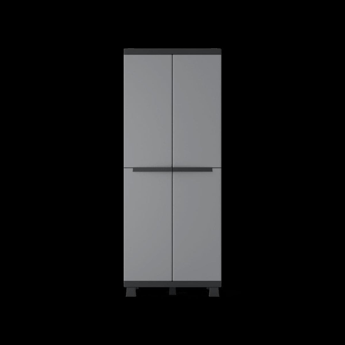 HIGH TRANSFORMABLE RESIN WARDROBE 170X68X39CM SPACEO GREY - best price from Maltashopper.com BR440002902