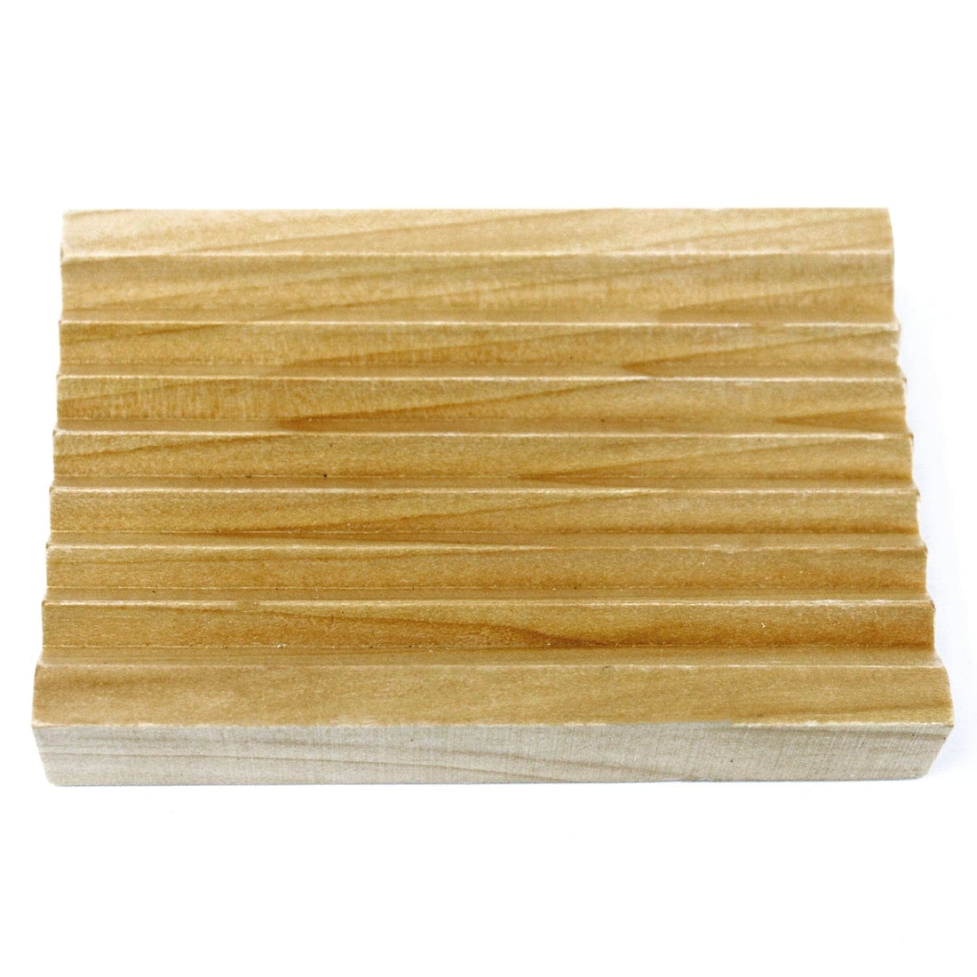 Hemu Wood Soap Dish - Groovy - best price from Maltashopper.com WSOAPD-10