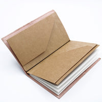 Handmade Leather Journal - Be the Change - Brown (80 pages) - best price from Maltashopper.com MSJ-02