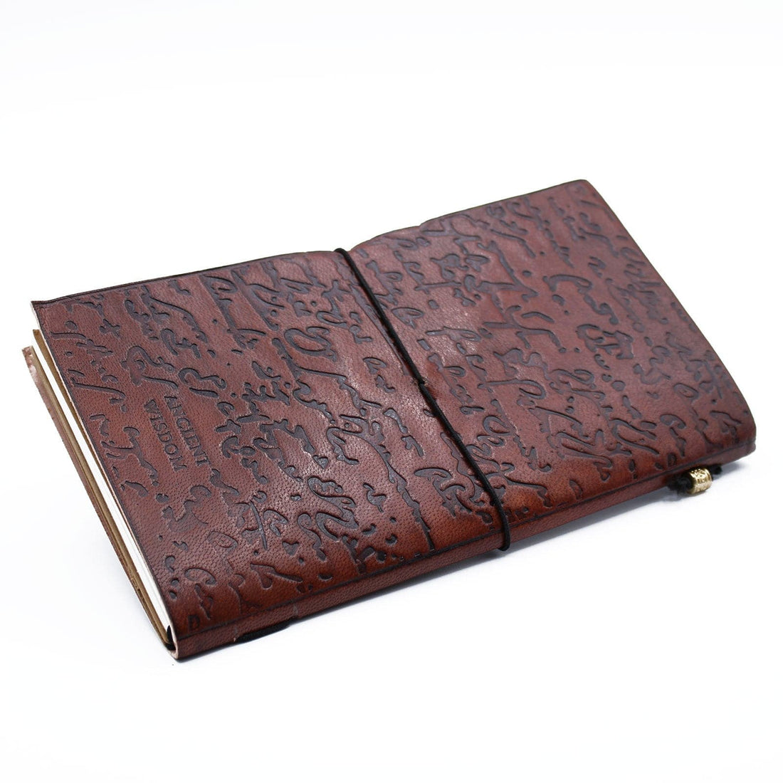 Handmade Leather Journal - Be the Change - Brown (80 pages) - best price from Maltashopper.com MSJ-02