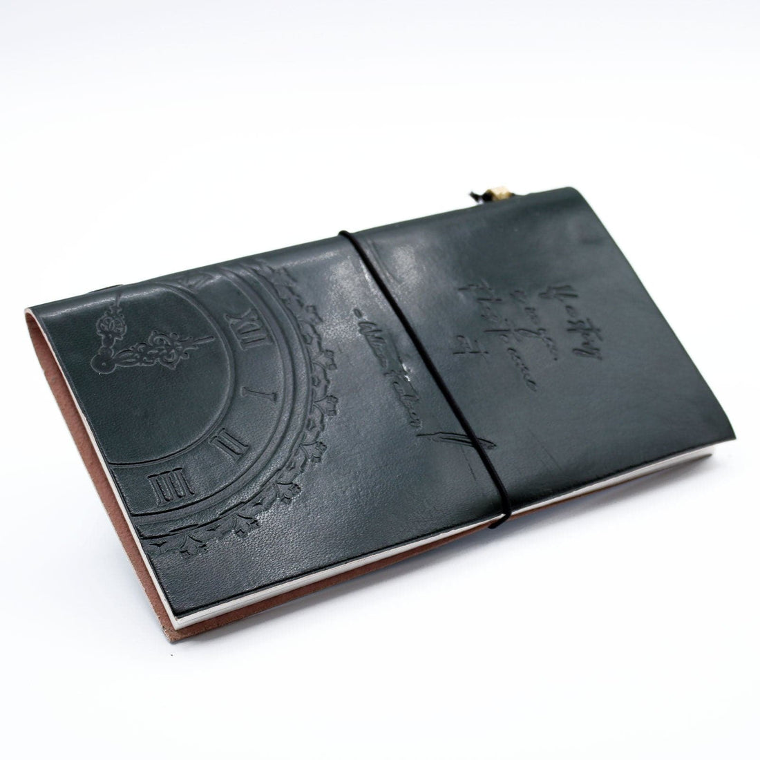 Handmade Leather Journal - If a Story is in You - Green (80 pages) - best price from Maltashopper.com MSJ-04