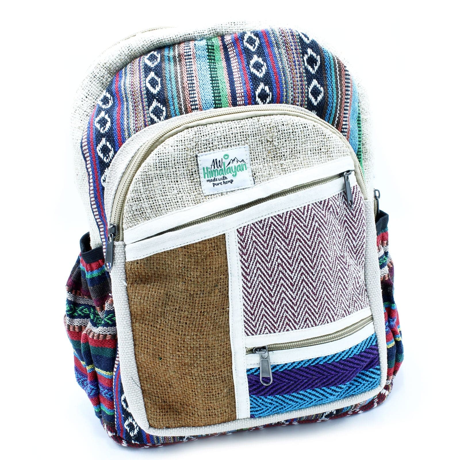 Small cheap hemp backpack