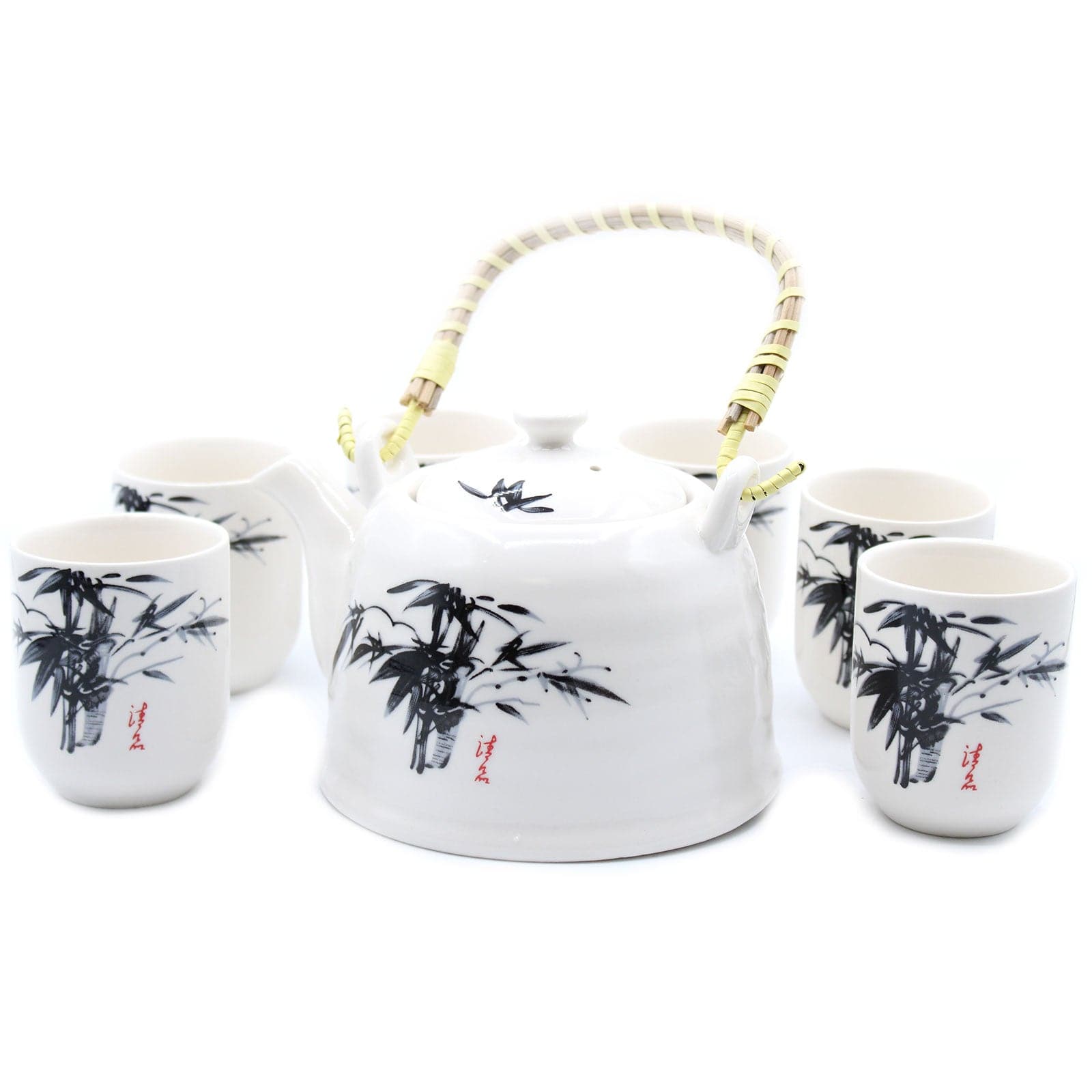 Herbal Teapot Set - White Stone Oriental - best price from Maltashopper.com TEAP-07