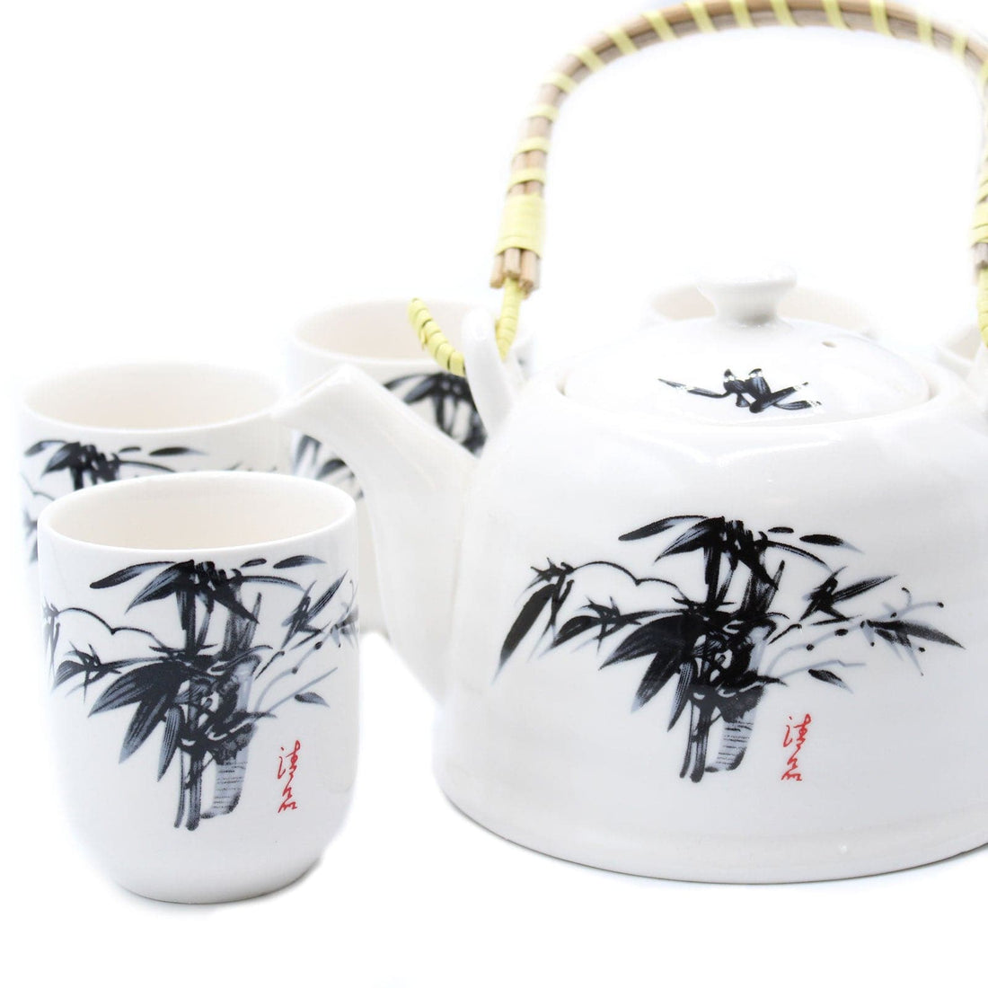 Herbal Teapot Set - White Stone Oriental - best price from Maltashopper.com TEAP-07
