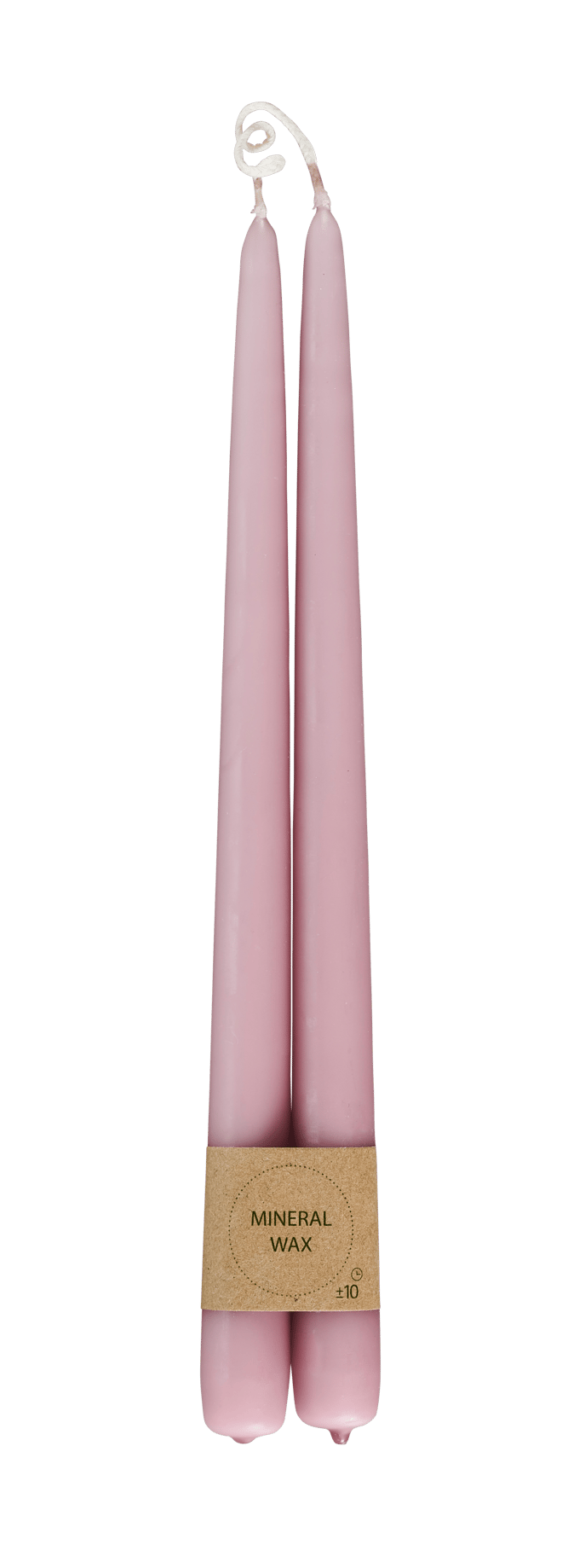 Casa DUO Diner candles set of 2 pink, L 30 cm - Ø 2,2 cm