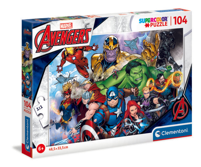 104 Piece Puzzle Supercolor: Avengers