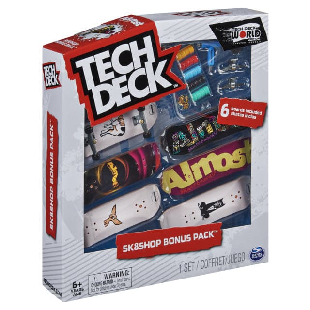 6 Skate Deluxe Tech Deck Pack (1 Random Assorted Model)