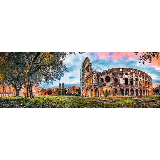 Toys 1000 Piece Panorama Puzzle - Colosseum at Dawn