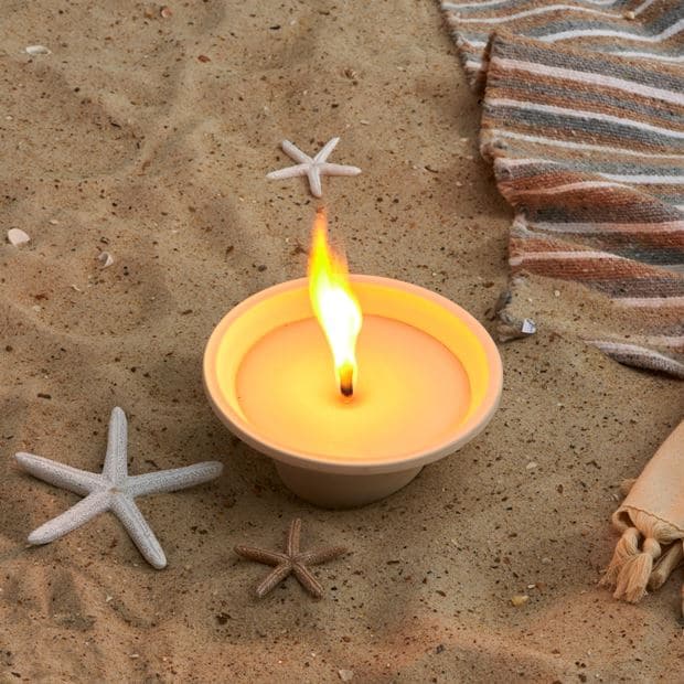 Casa CITRONELLA white H 9 cm - Ø 17 cm