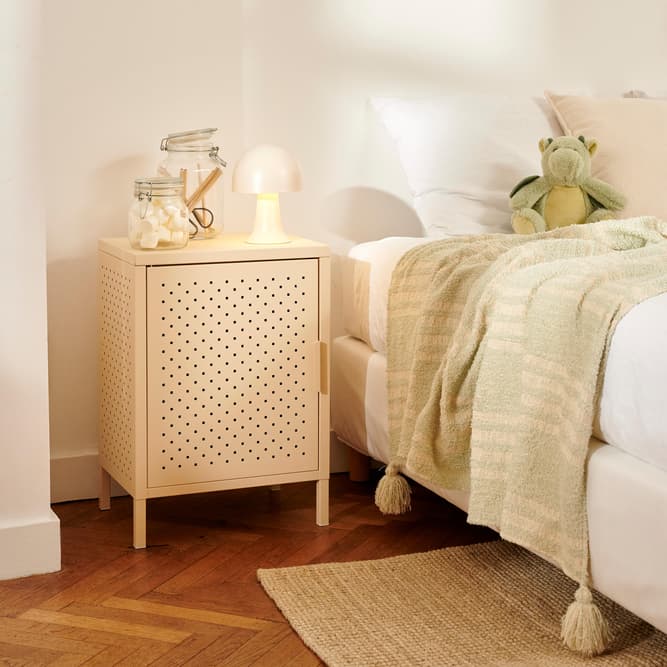 Casa LASSE Sand bedside table, H 57 x W 40 x D 35 cm