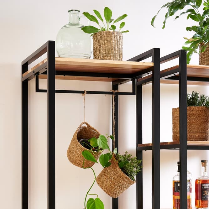 Casa HAIPHONG Plant pot, 4 variants, natural, H 13 cm - Ø 13 cm