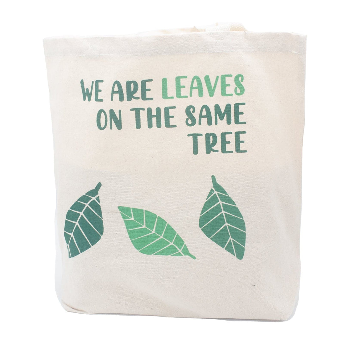 Printed Cotton Bag - We are Leaves - Natural - best price from Maltashopper.com PCB-02C