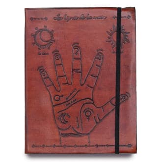 Medium Notebook with strap - Palmistry - best price from Maltashopper.com VNB-04