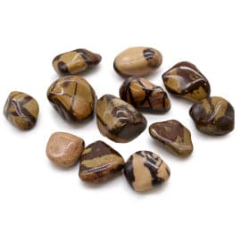 Medium African Tumble Stones - Jasper Nguni - best price from Maltashopper.com ATUMBLEM-06
