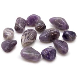 Medium African Tumble Stones - Amethyst - best price from Maltashopper.com ATUMBLEM-17