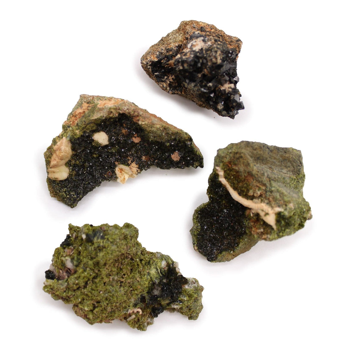 Mineral Specimens - Epidote (approx 10 pieces) - best price from Maltashopper.com MINSP-13