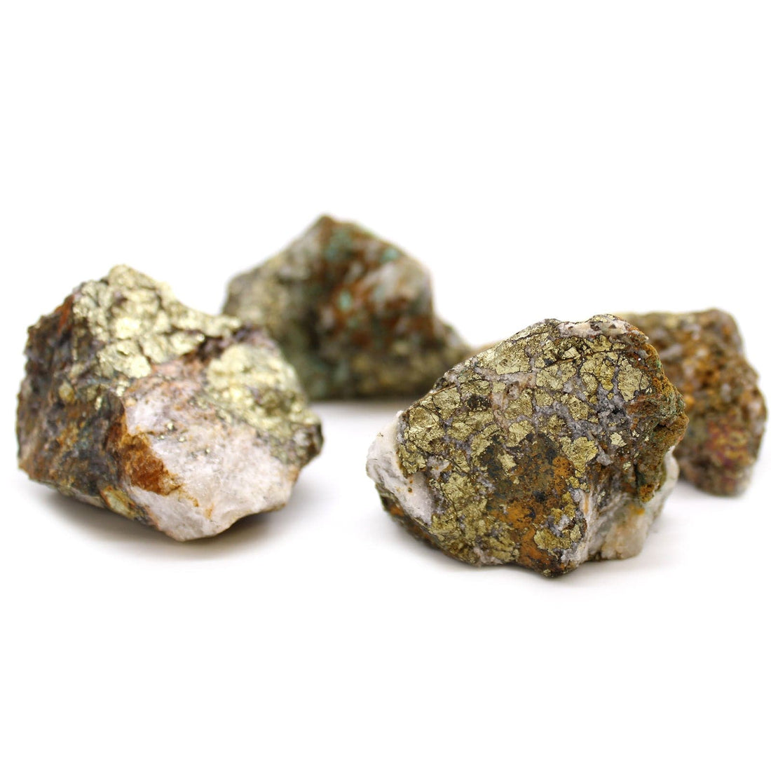 Mineral Specimens - Chalcopyrite (approx 80 pieces) - best price from Maltashopper.com MINSP-19