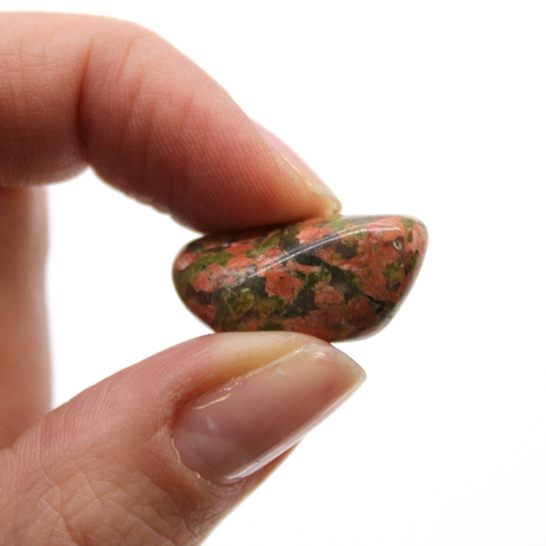 Small African Tumble Stones - Unakite - best price from Maltashopper.com ATUMBLES-11