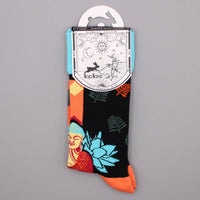 Hop Hare Bamboo Socks (41-46) - Blue Buddha & Lotus  - best price from Maltashopper.com BAMS-23M