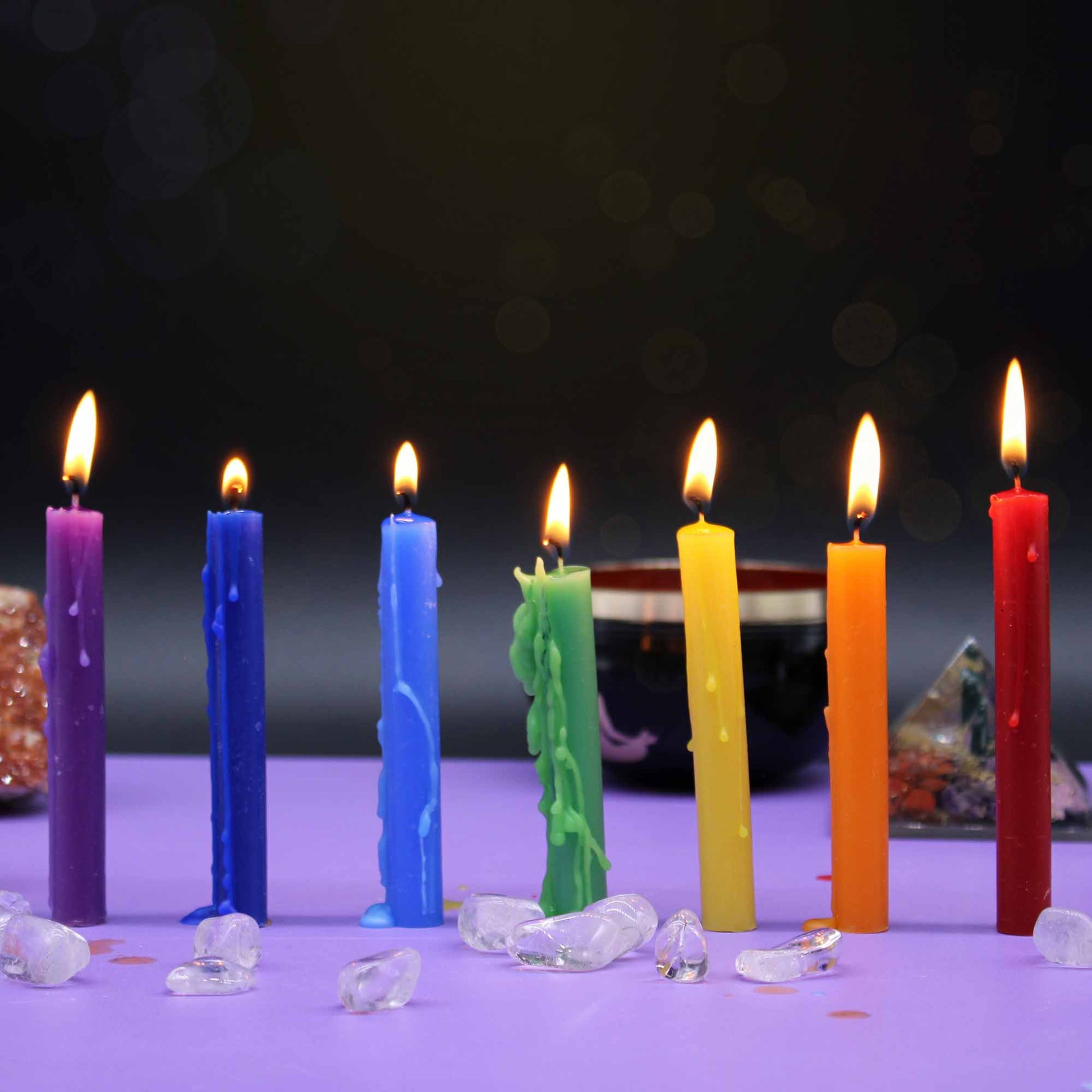 Set of 10 Spell Candles - Blessings - best price from Maltashopper.com SCAND-06
