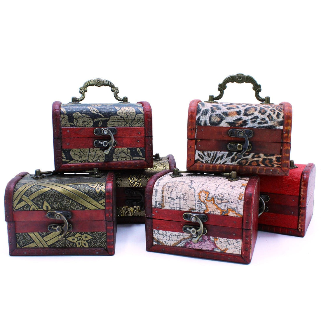 MLrg Colonial Boxes - Floral Embossed - best price from Maltashopper.com COLB-14
