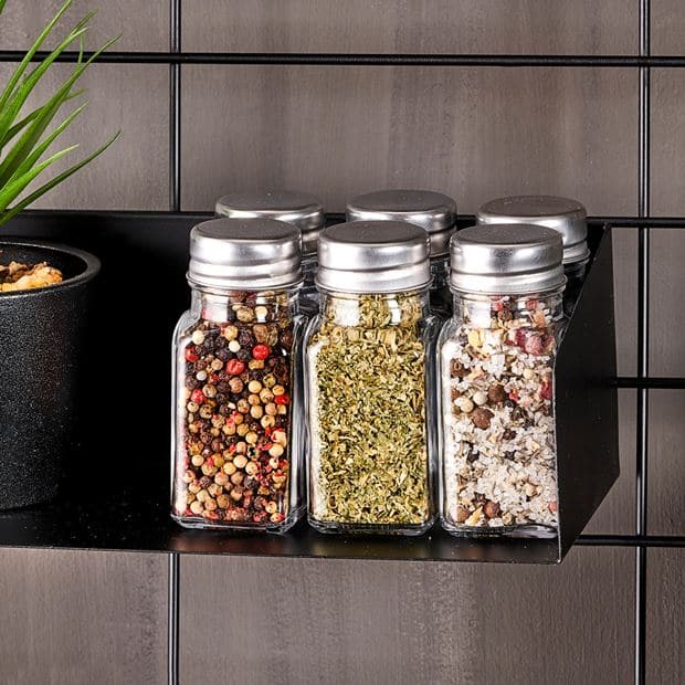 EPICES Silver-plated spice spreader, transparent H 9 x W 4 x D 4 cm - best price from Maltashopper.com CS632730