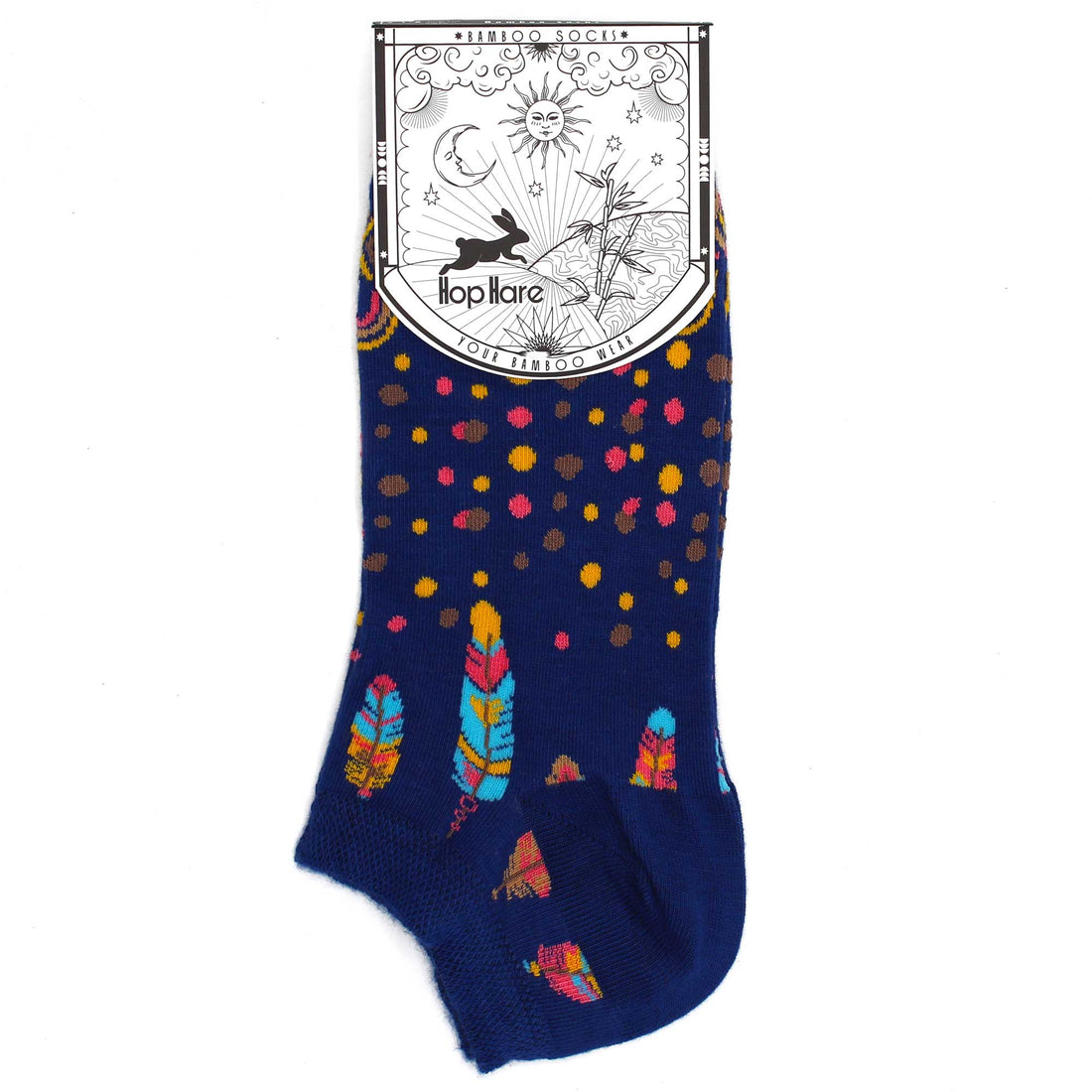 M/L Hop Hare Bamboo Socks Low (41-46) - Indian Feathers - best price from Maltashopper.com BAMSL-03M