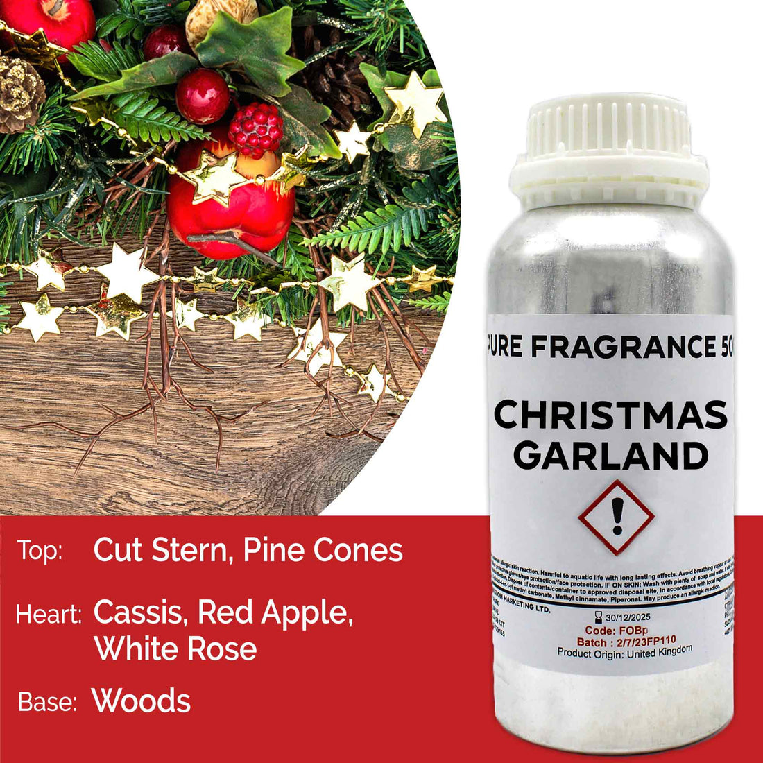Christmas Garland Pure Fragrance Oil - 500ml