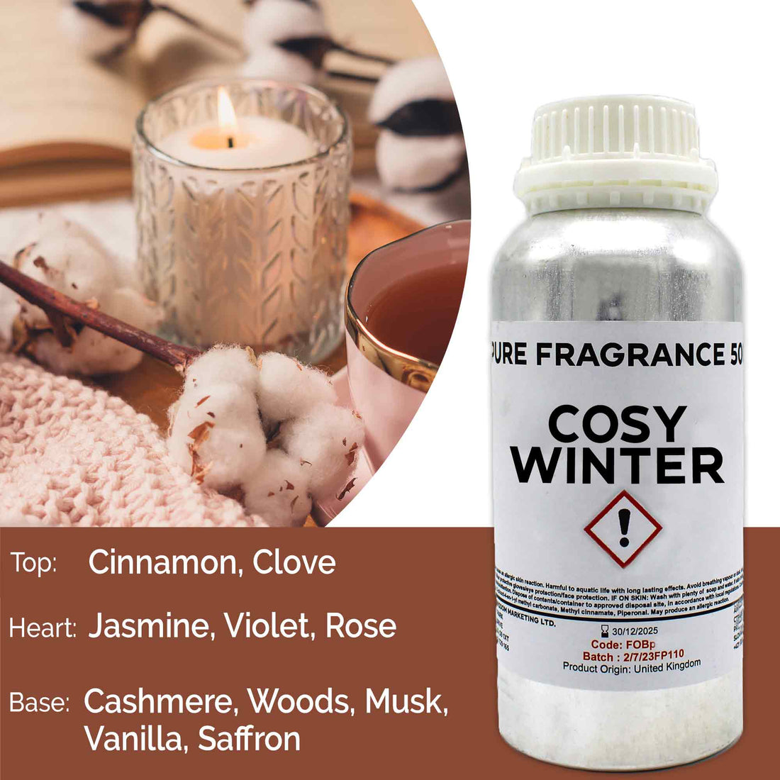 Cosy Winter Nights Pure Fragrance Oil - 500ml