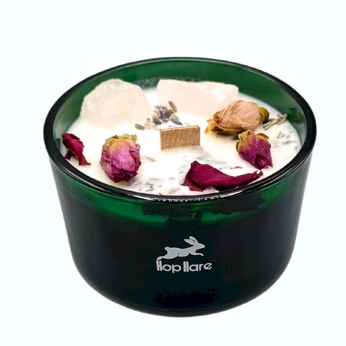Hop Hare Crystal Magic Flower Candle - The Lovers - best price from Maltashopper.com HHC-01