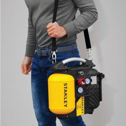 STANLEY PORTABLE AIRBOSS COMPRESSOR 1.5HP SELF-LUBRICATED 10 BAR180 L/M - Premium Compressors and accessories from Bricocenter - Just €143.99! Shop now at Maltashopper.com