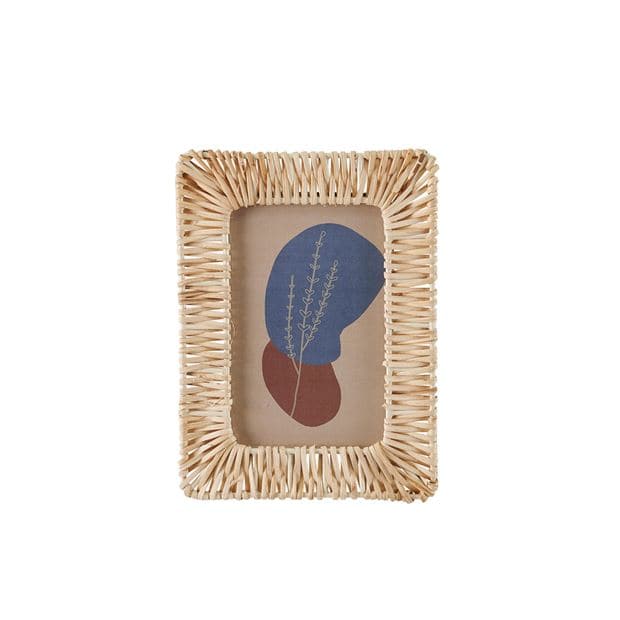 Casa RATTAN Natural photo frame H 20 x W 15 cm