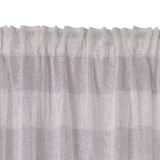 Bricocenter GOLDY SILVER FILTER CURTAIN 140X300 CM HIDDEN LOOP AND WEBBING