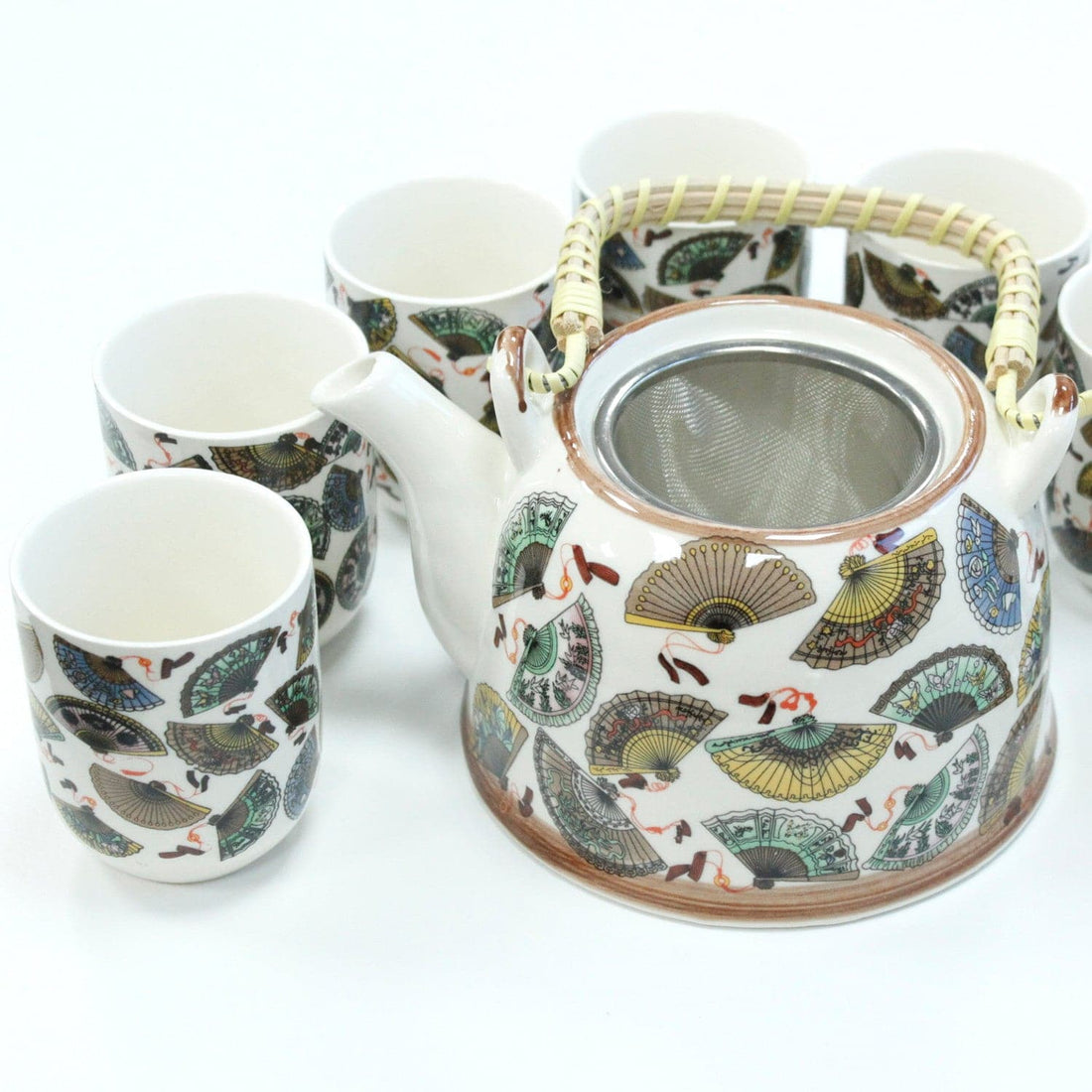 Herbal Teapot Set - China Fans - best price from Maltashopper.com TEAP-03