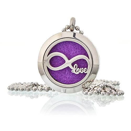 Aromatherapy Jewellery Necklace - Infinity Love 25mm - best price from Maltashopper.com AROMAJ-05