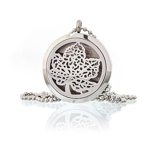 Aromatherapy Jewellery Necklace - Leaf 30mm - best price from Maltashopper.com AROMAJ-11